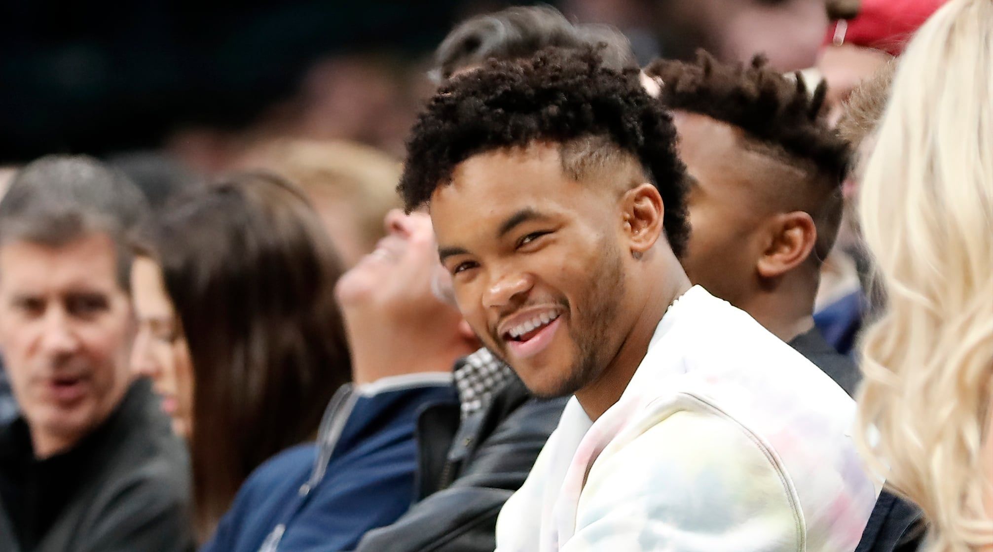 Kyler Murray, Cardinals QB, at an NBA game in 2020