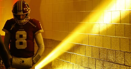 Commanders QB Kirk Cousins in 2017