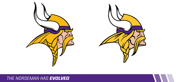 Vikings New Logo - Redesigned Norseman