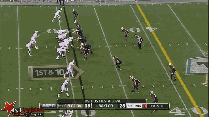 Leaning back to throw long rarely works out