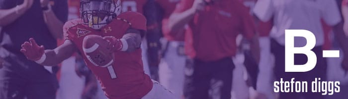 Draft Grades Stefon Diggs