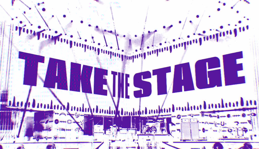 Jordan Addison poses with Roger Goodell after being drafted by the Minnesota Vikings.