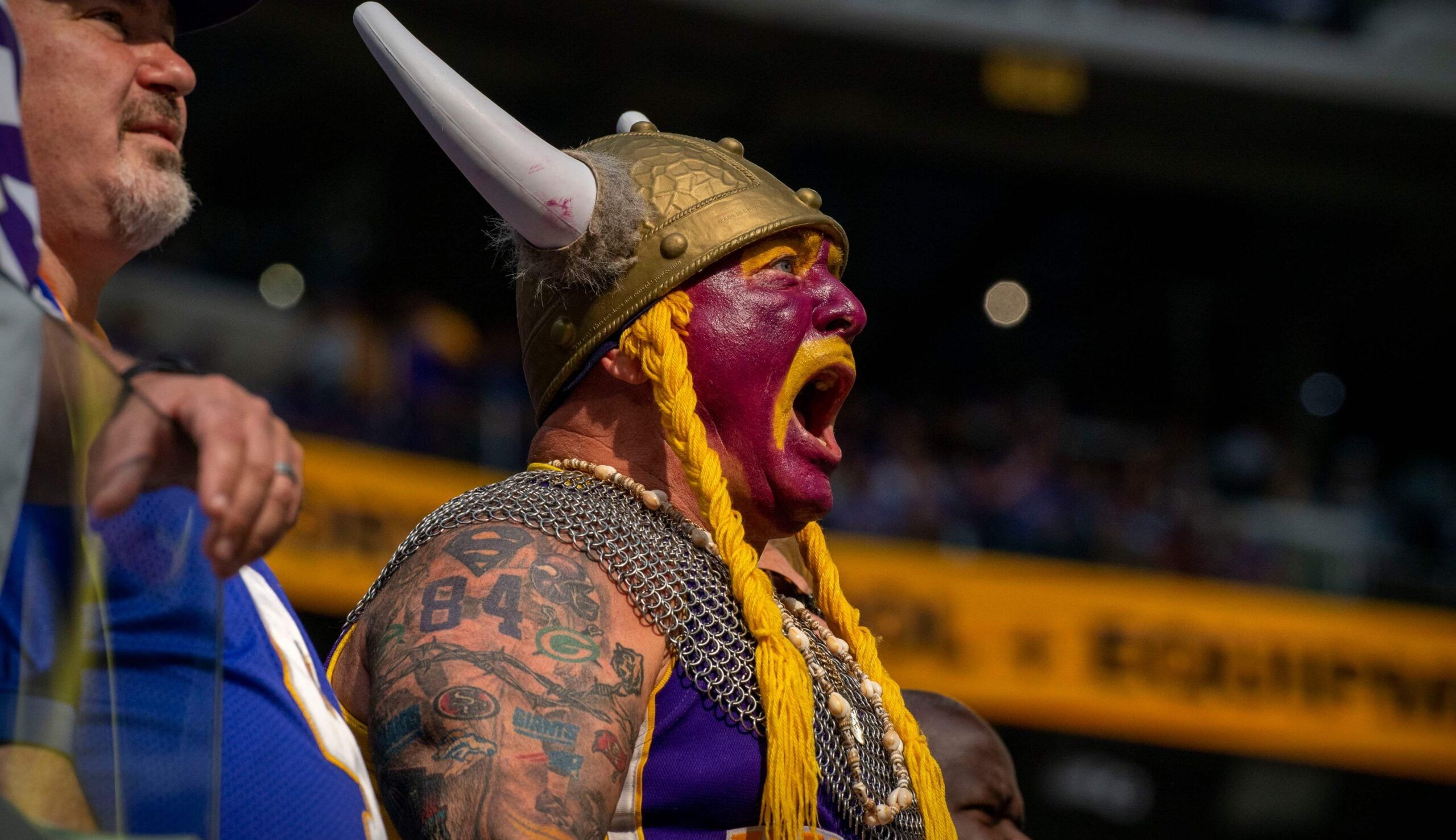 Vikings fan in 2021.