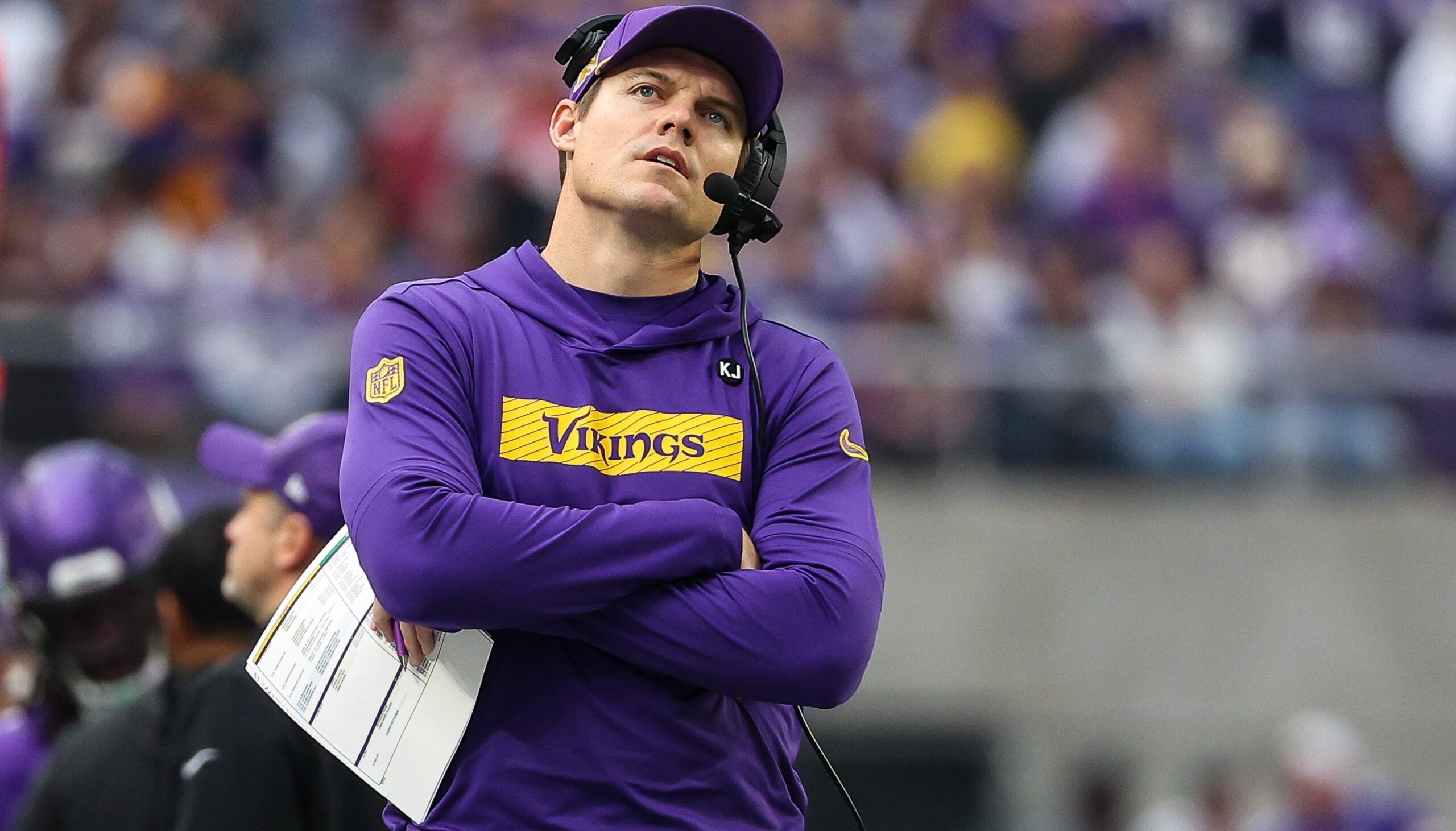 Vikings head coach Kevin O'Connell in 2024.