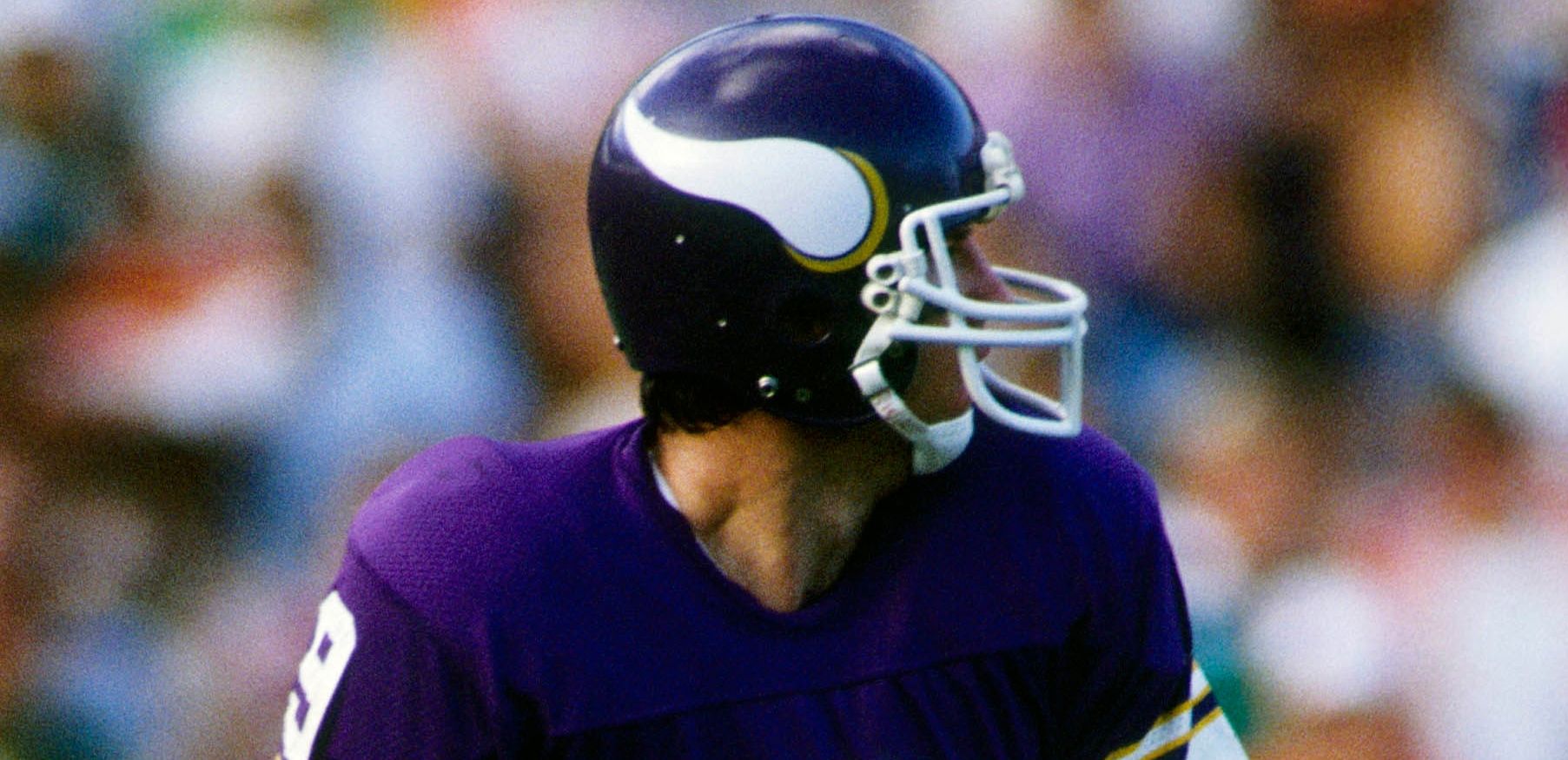 Vikings QB Tommy Kramer in 1982 against the Miami Dolphins