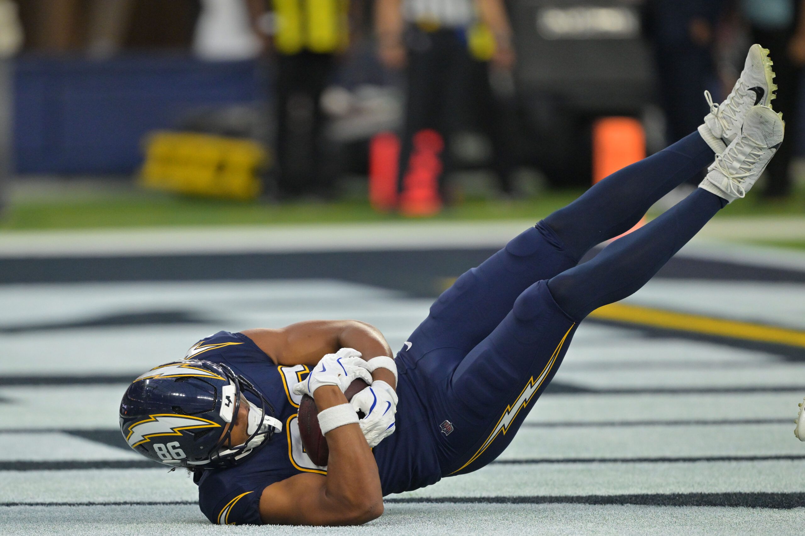 Chargers TE Oronde Gadsden in 2025