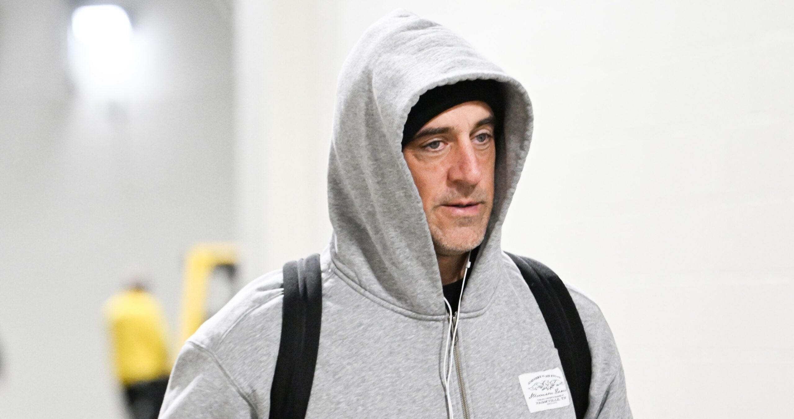 Aaron Rodgers with the Steelers in 2025