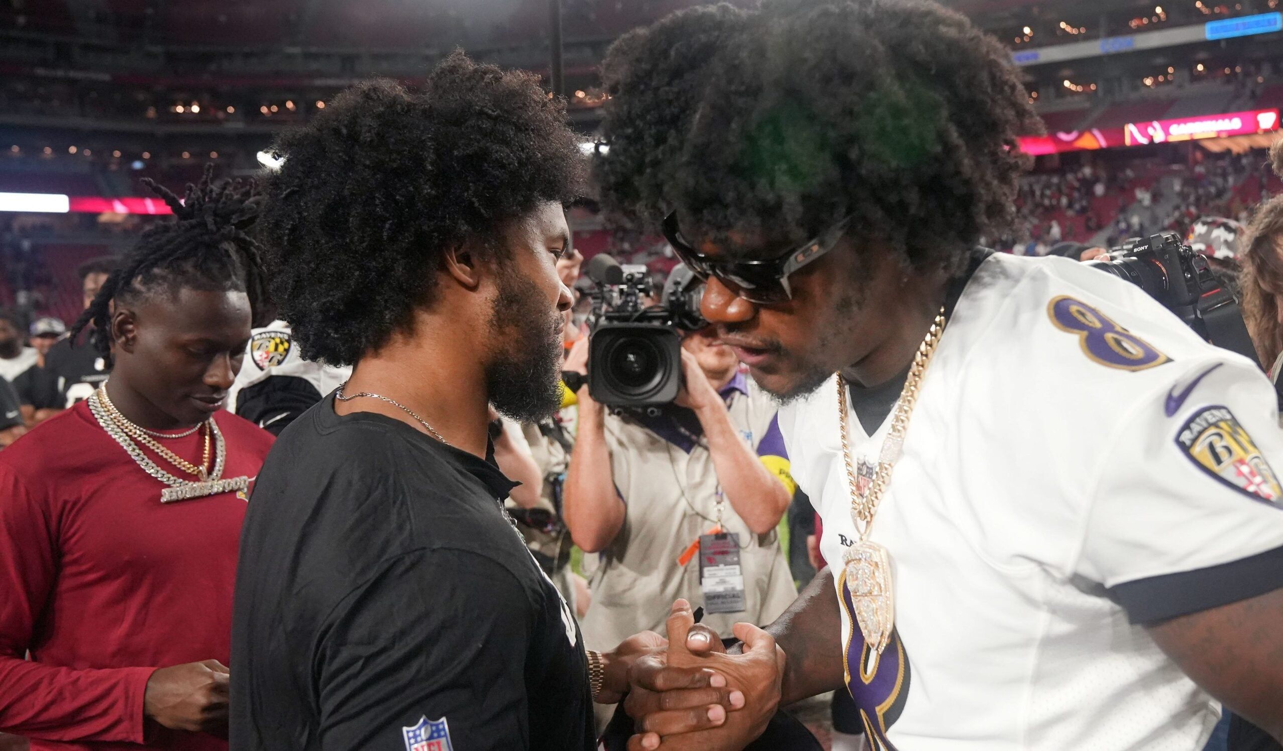 Kyler Murray and Lamar Jackson in 2022