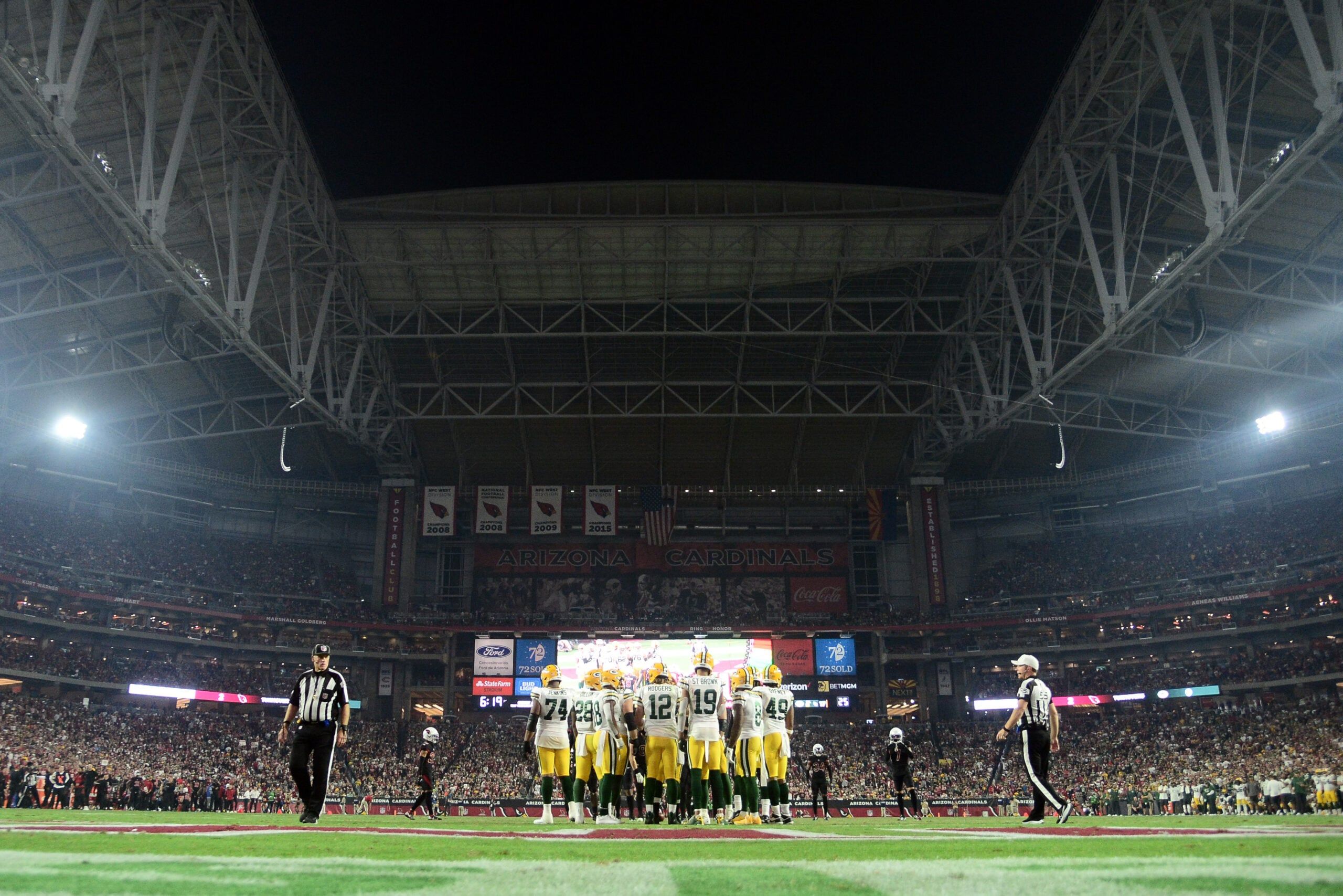 Packers QB Aaron Rodgers in 2021