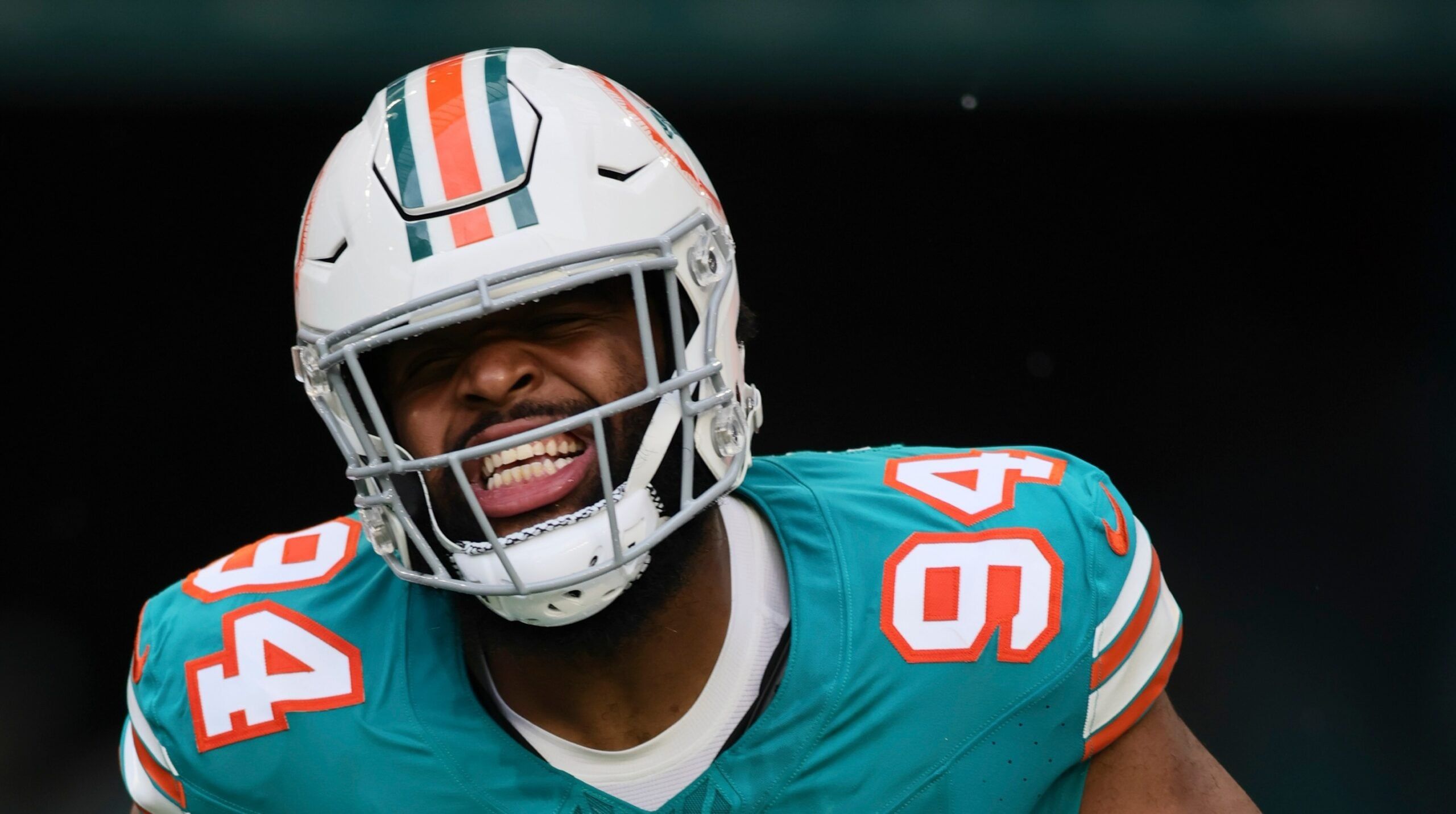 DT Christian Wilkins against the Cowboys in 2023