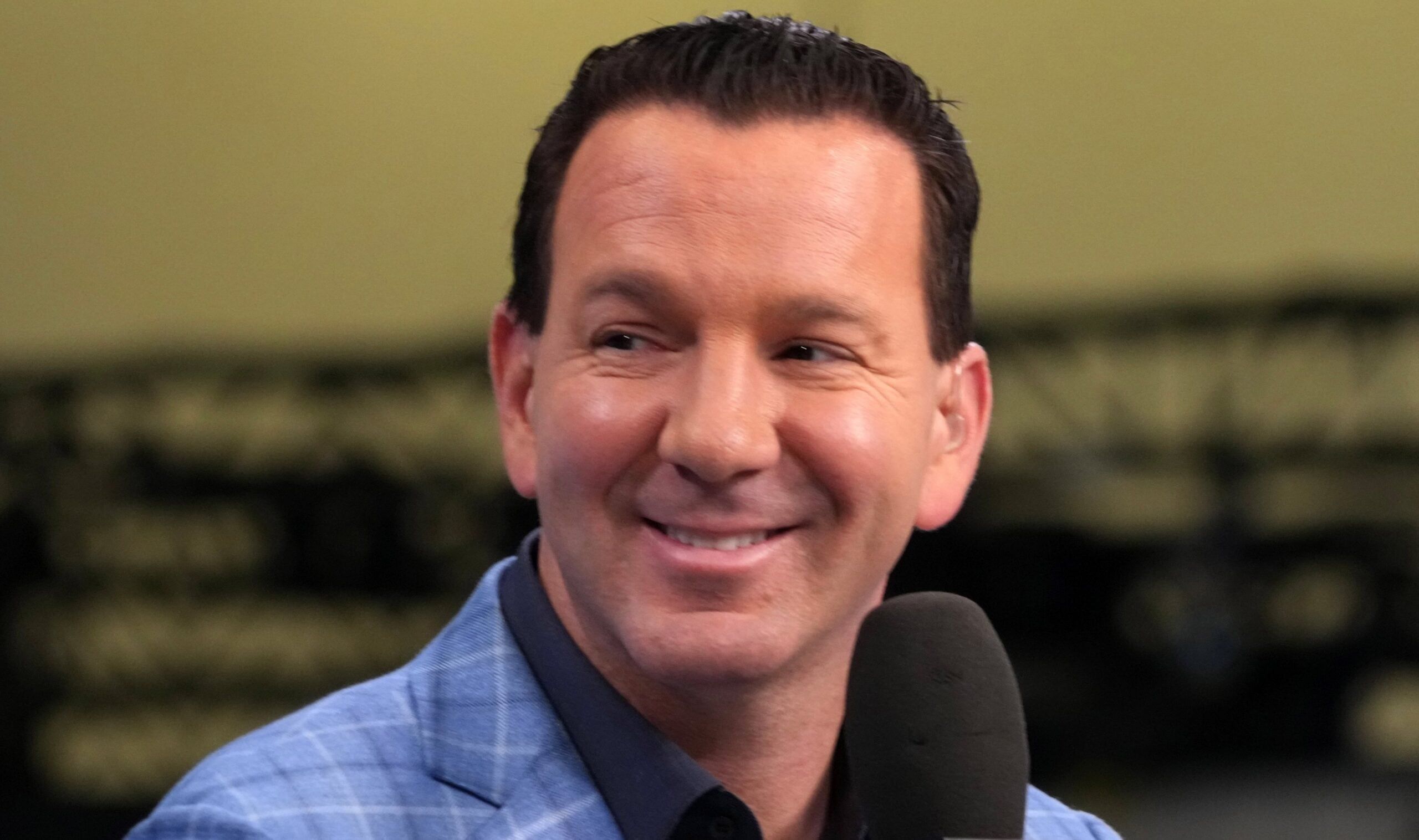 Ian Rapoport at Super Bowl LX