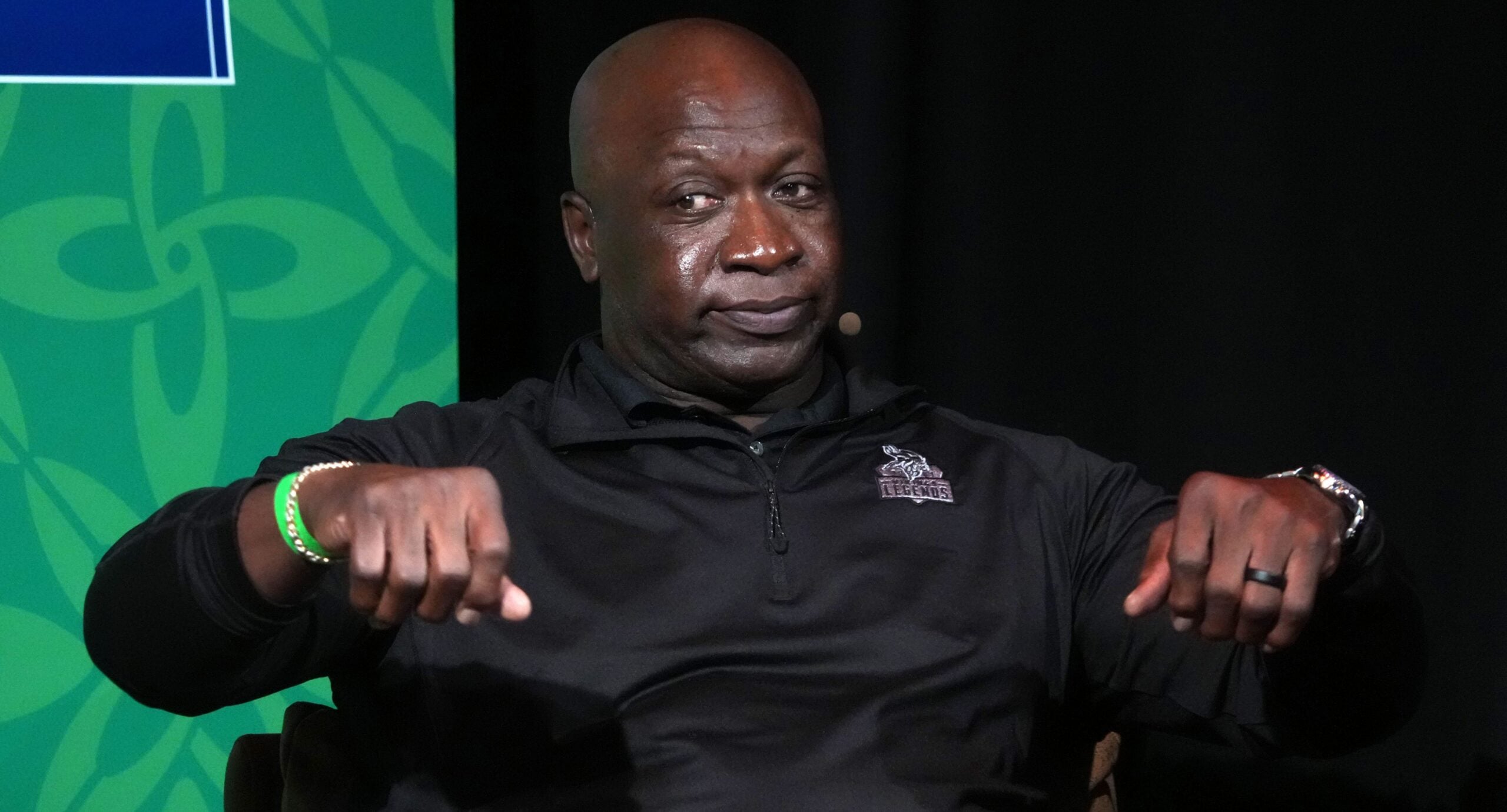 Vikings Hall of Famer John Randle in Dublin in 2025