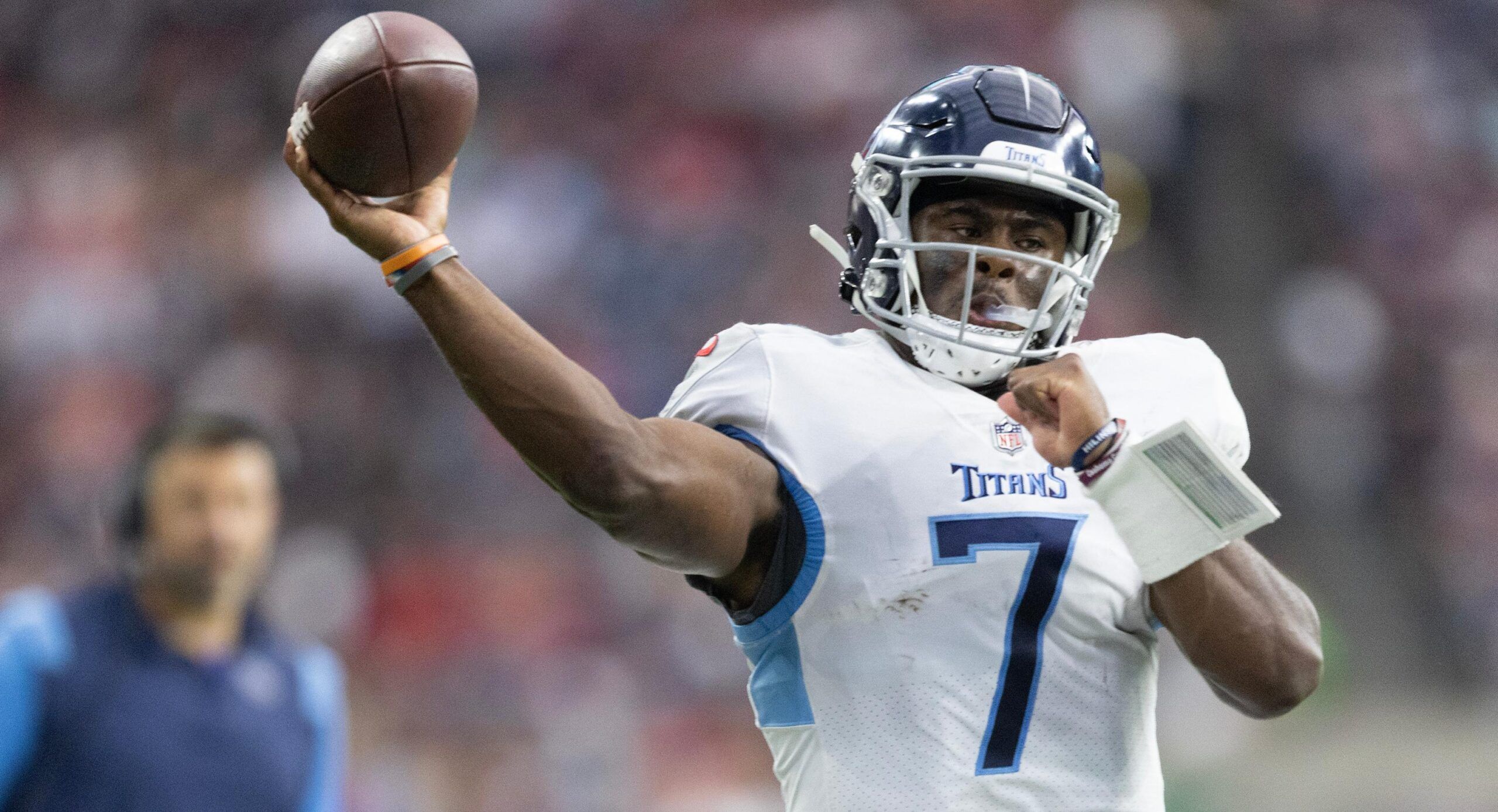 Titans QB Malik Willis in 2022