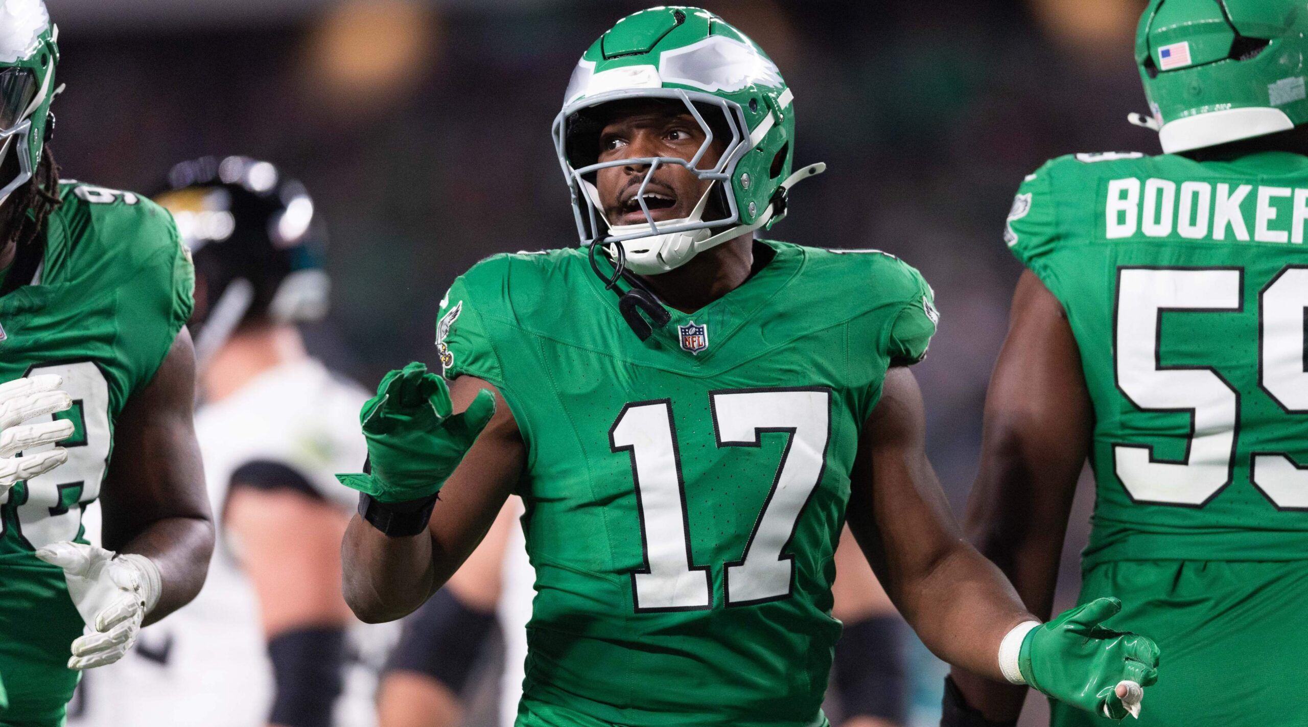 Eagles LB Nakobe Dean in 2024.