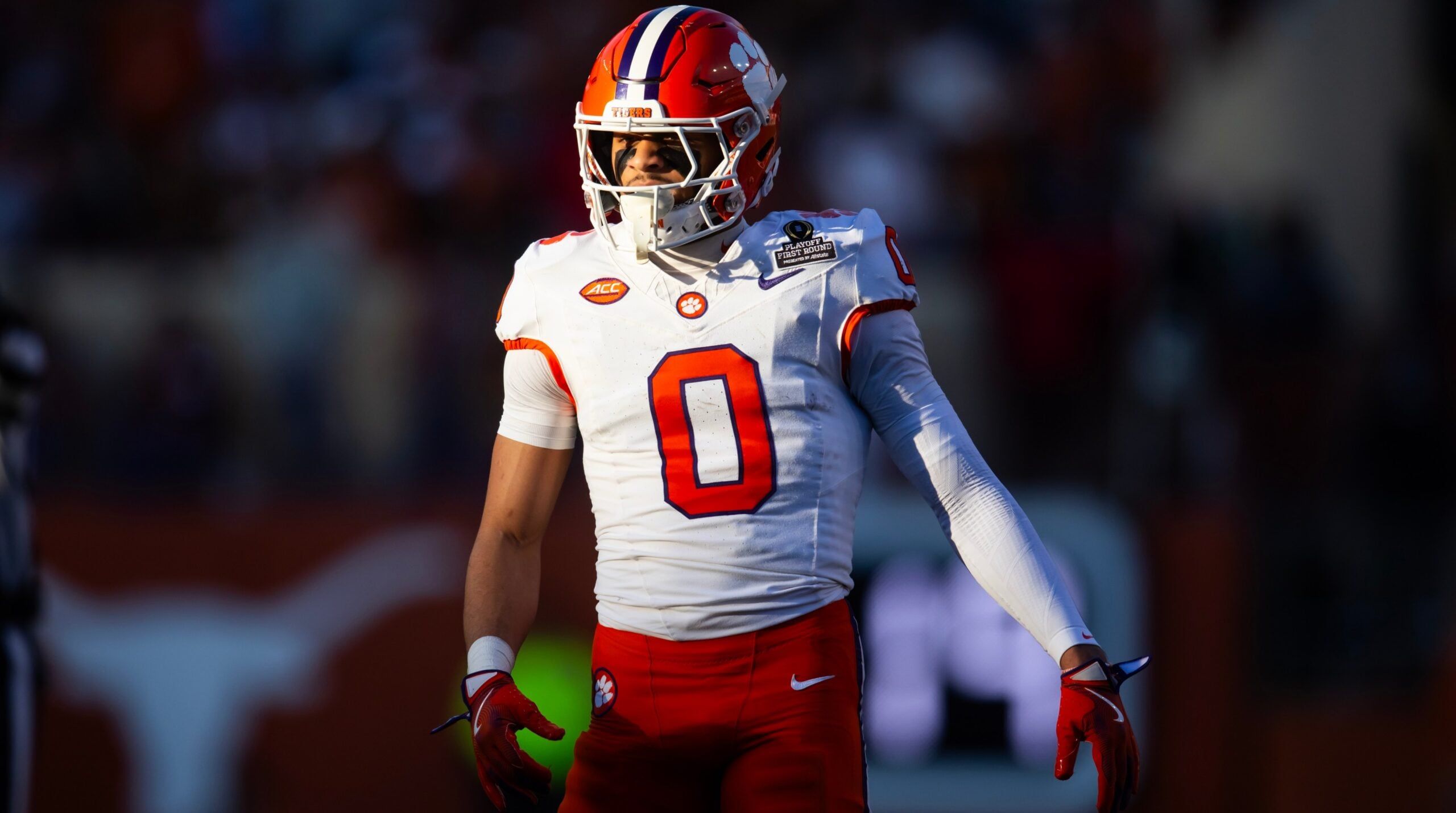 Clemson WR Antonio Williams against the Longhorns in 2024