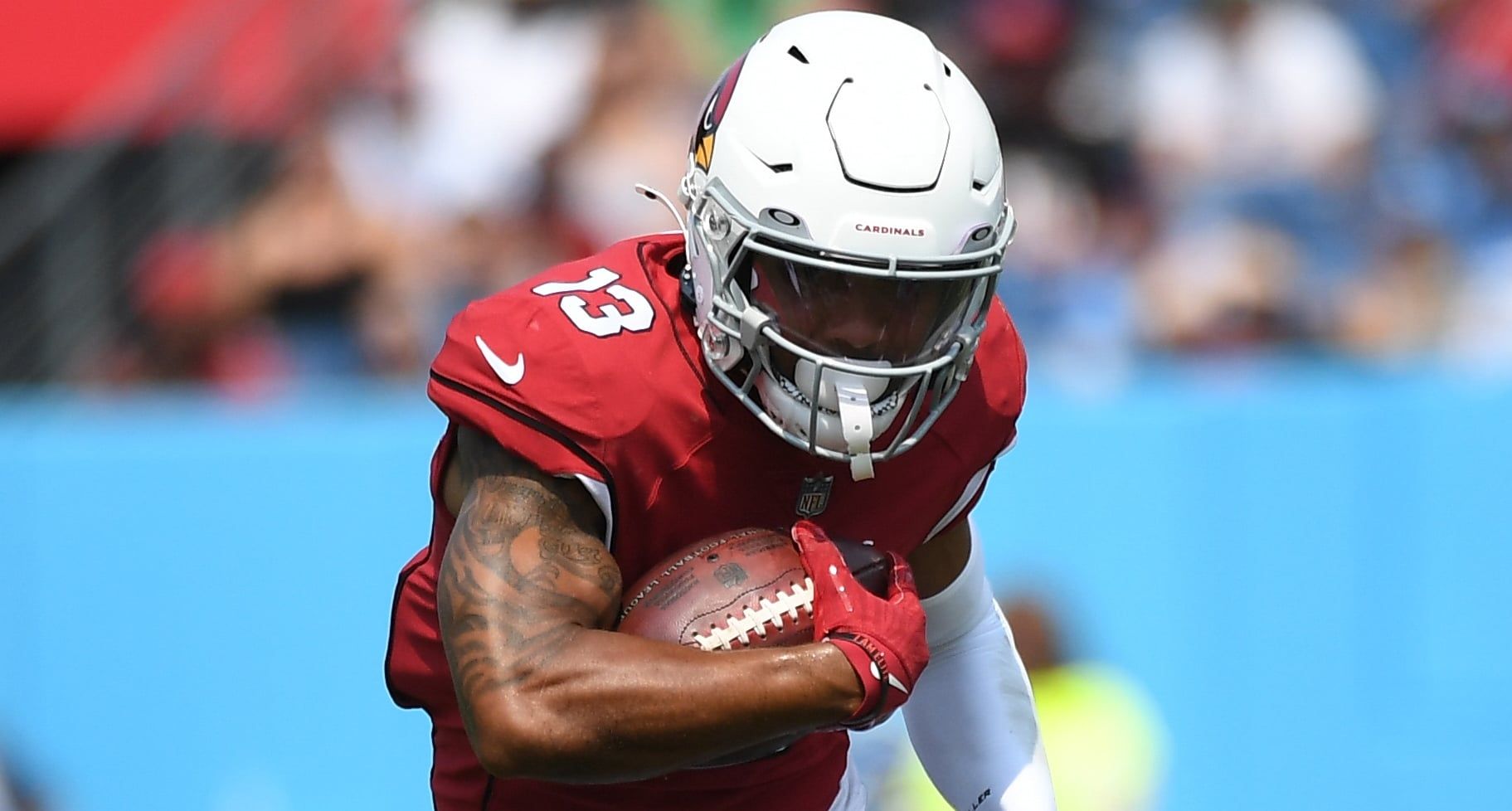 Cardinals WR Christian Kirk in 2021 against the Titans