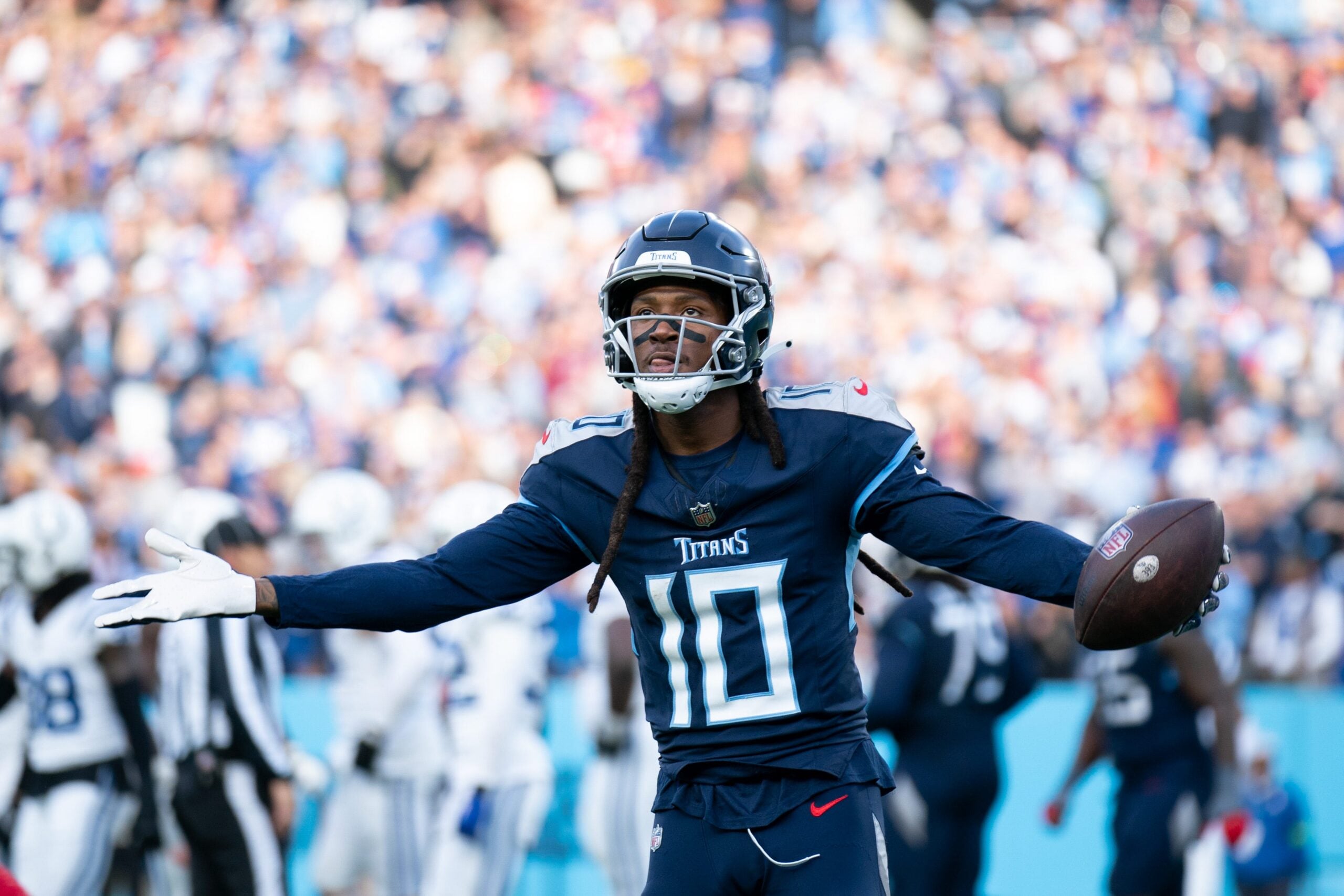 Titans WR DeAndre Hopkins scored a TD
