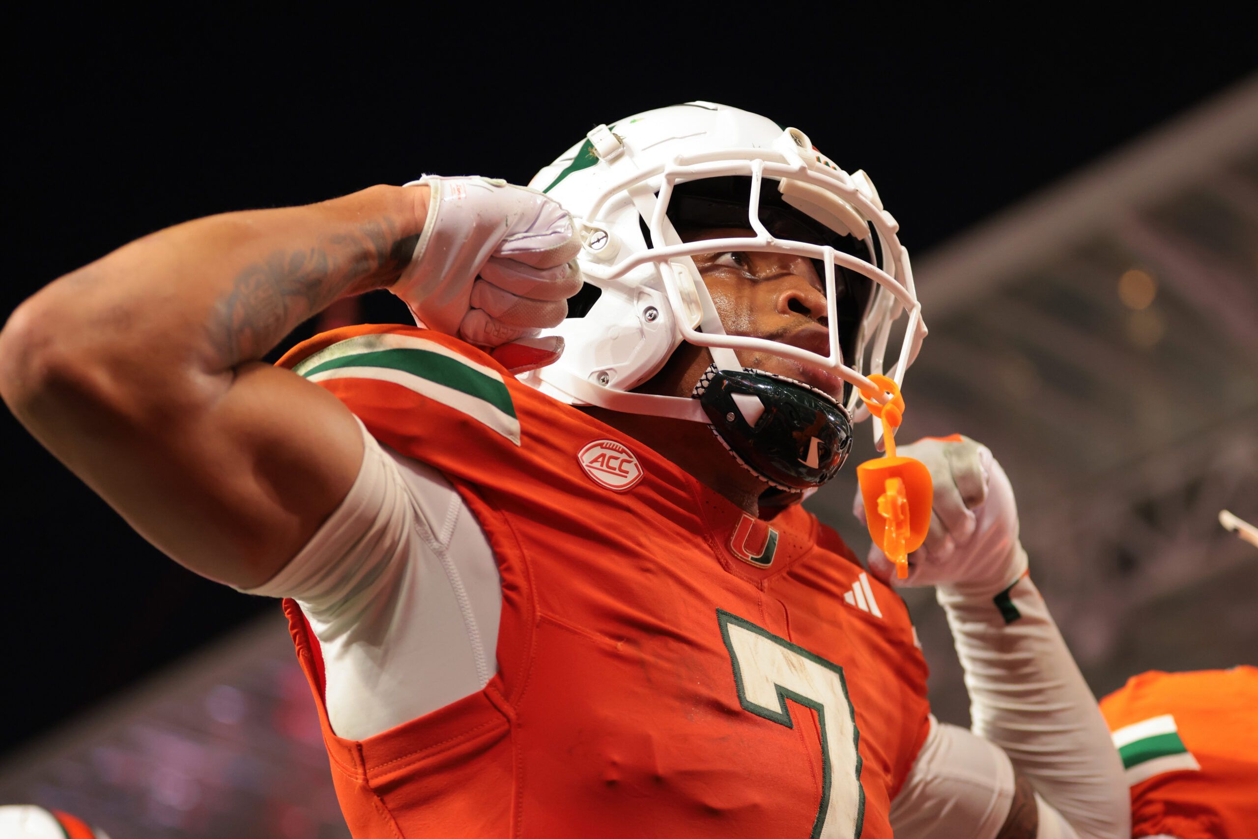 Miami WR CJ Daniels in September 2025