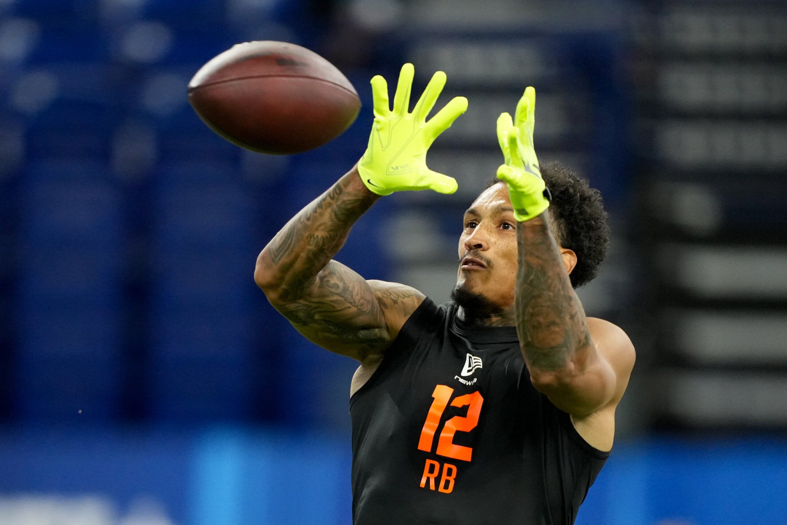 Kentucky RB Seth McGowan at the 2026 NFL Combine