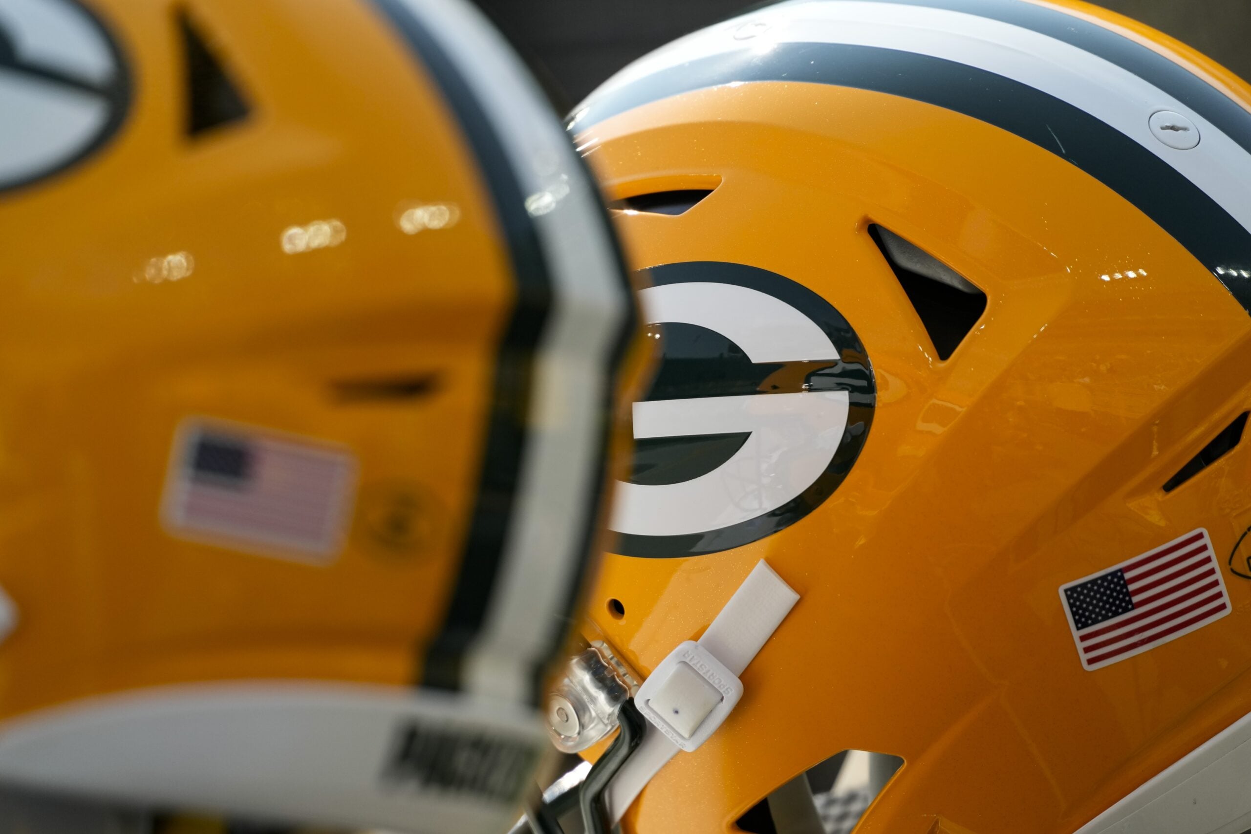 Green Bay Packers helmets in 2024 during the preseason