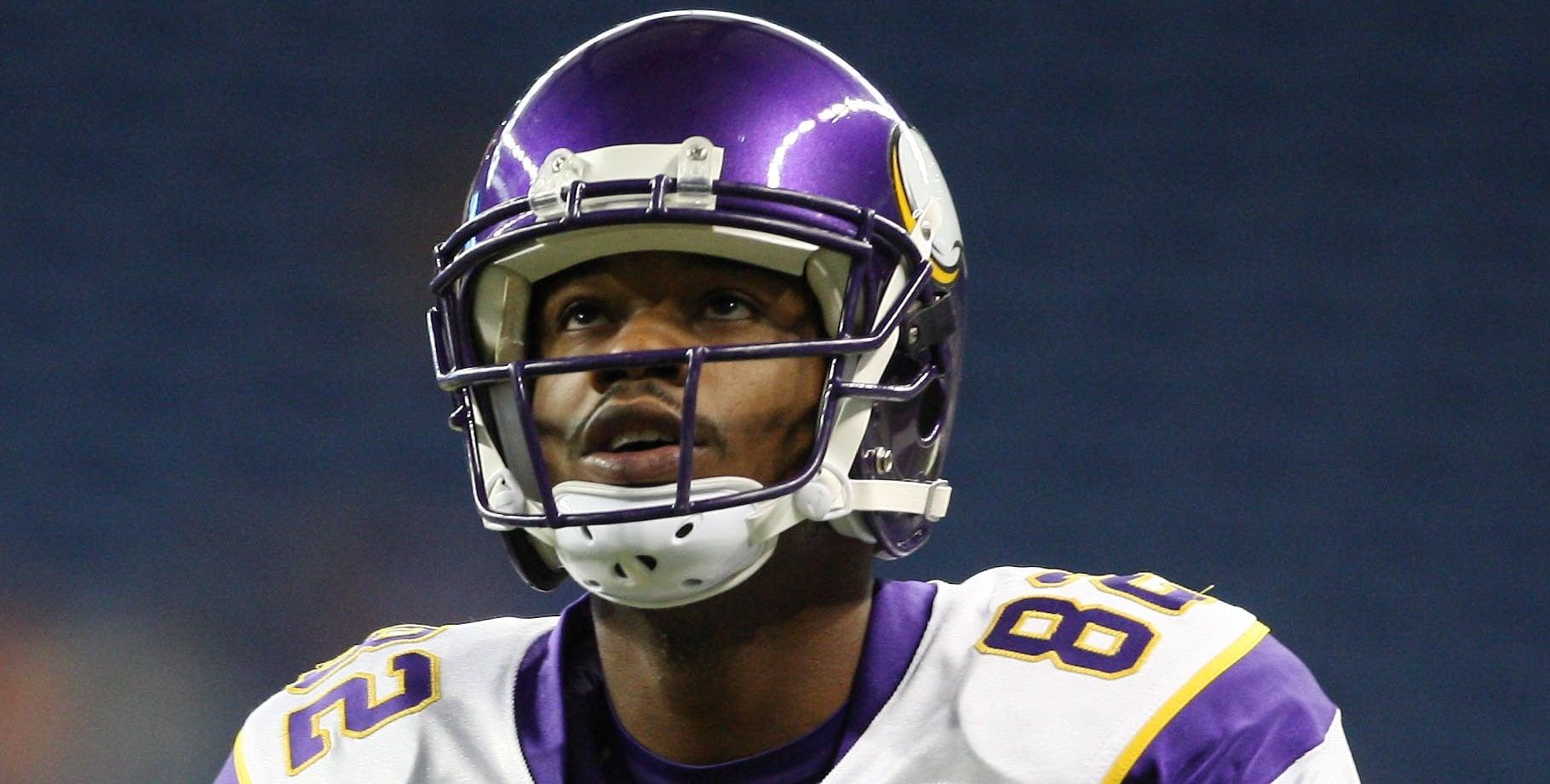Vikings WR Troy Williamson in 2007 at Detroit