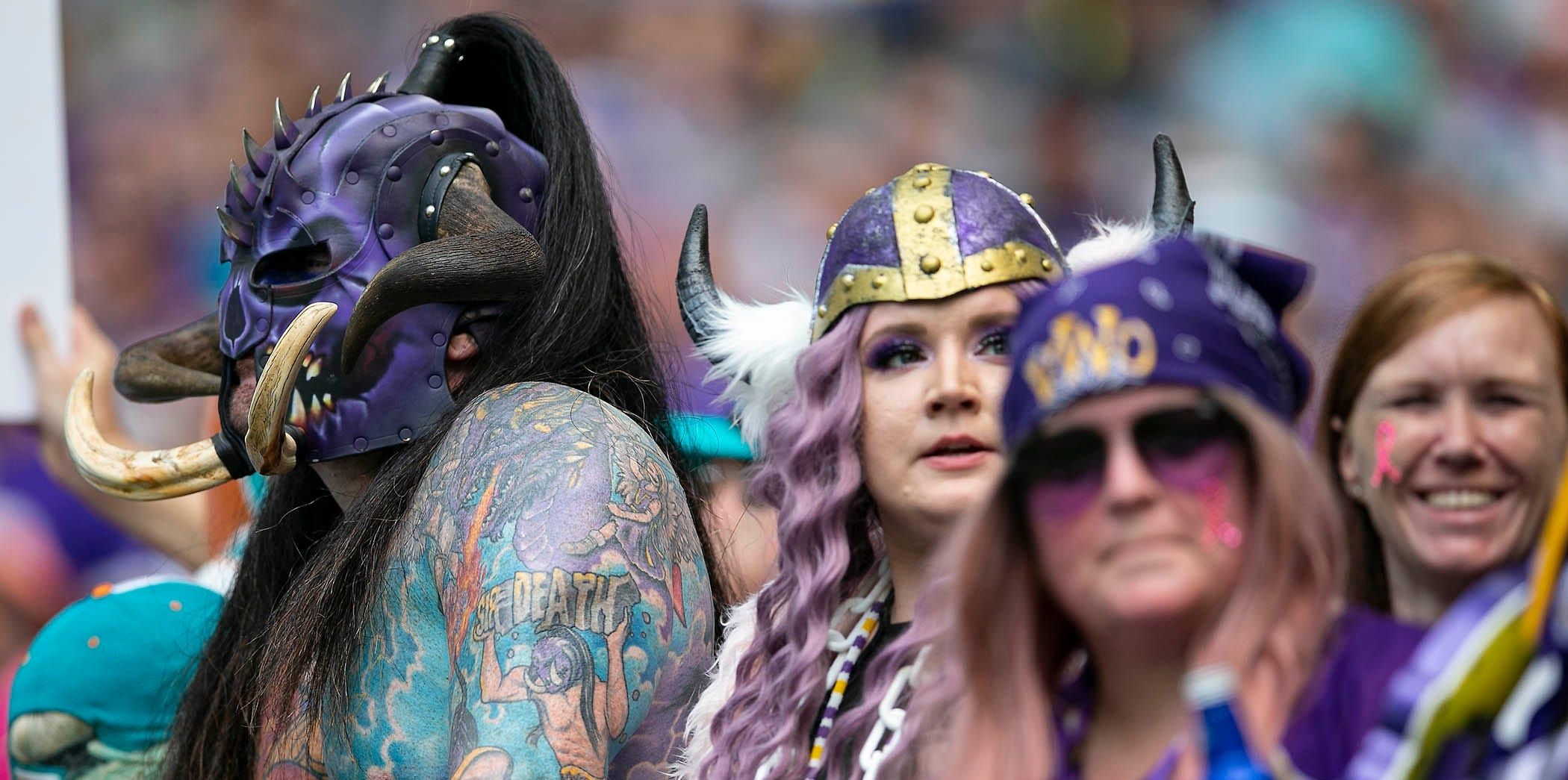 Vikings fans in Miami. 2022.