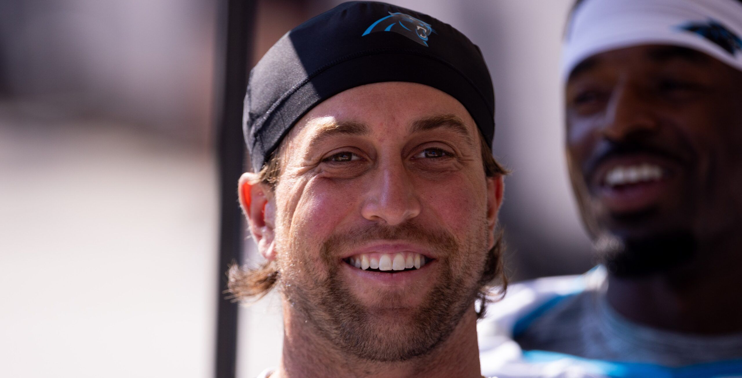 Adam Thielen in the spring of 2025 with the Carolina Panthers