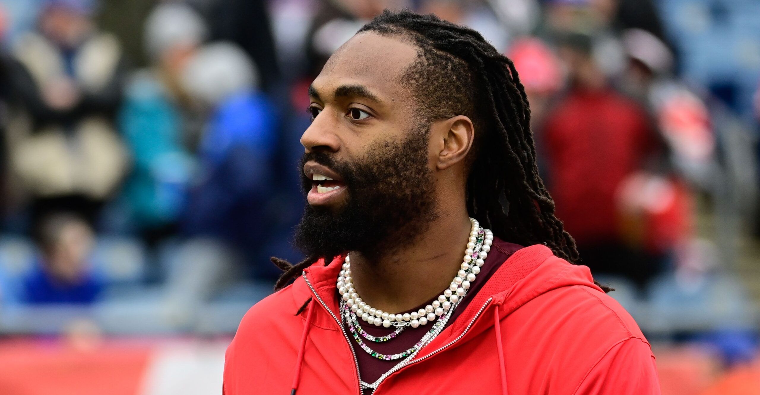 EDGE Matthew Judon in 2023.