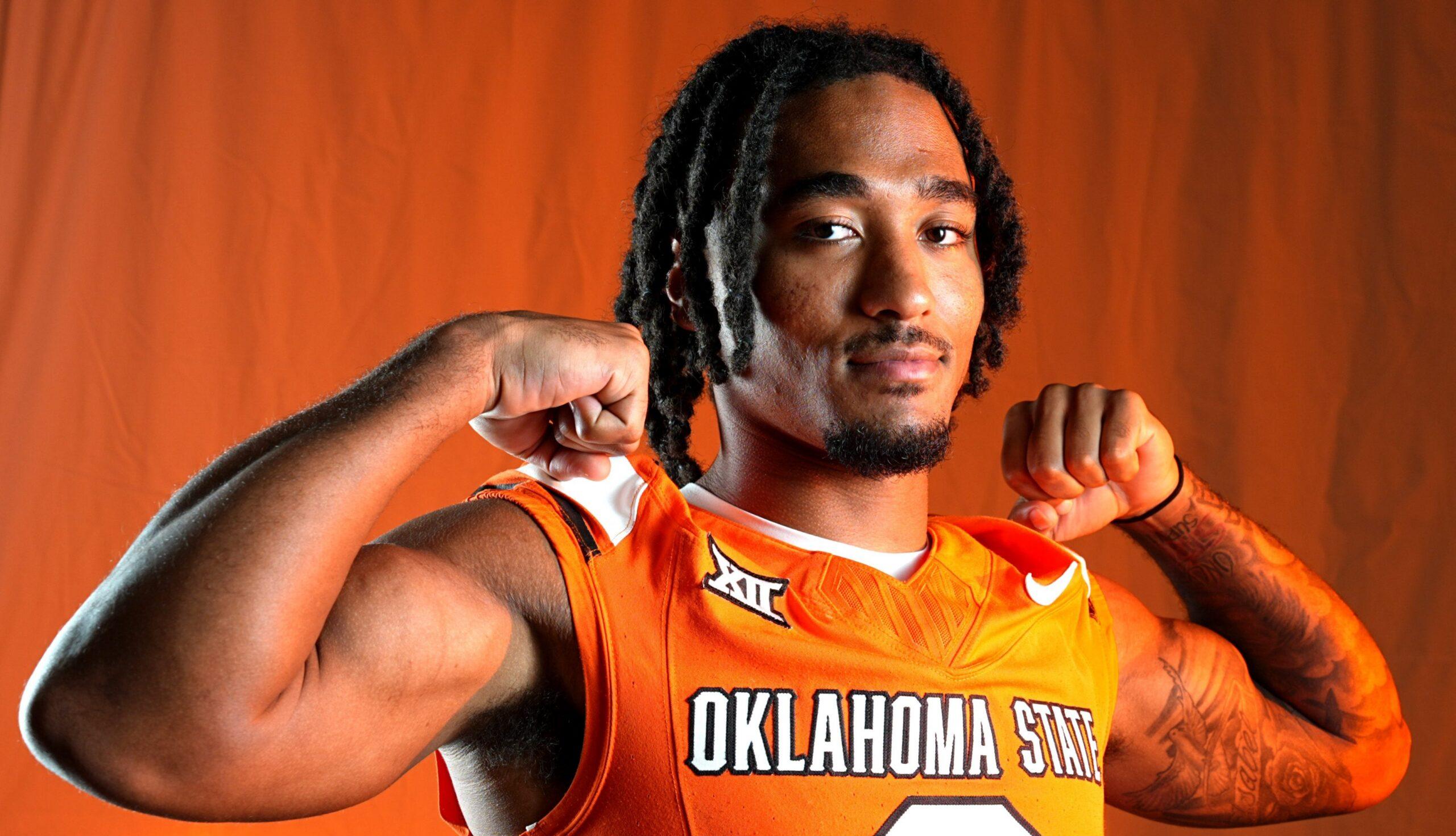 Oklahoma State Terrill Davis poses in the summer of 2025