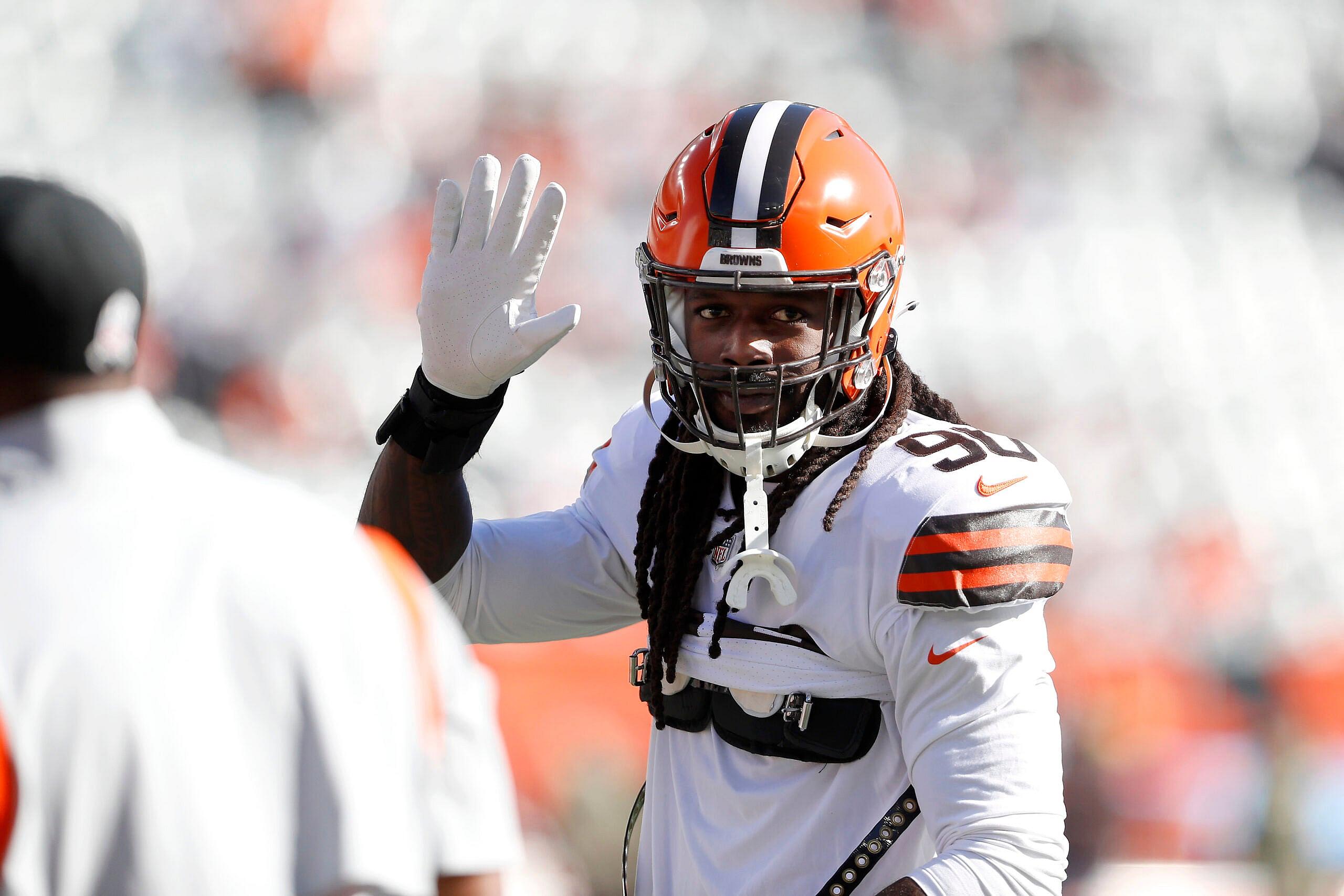 Browns EDGE rusher Jadeveon Clowney in 2021