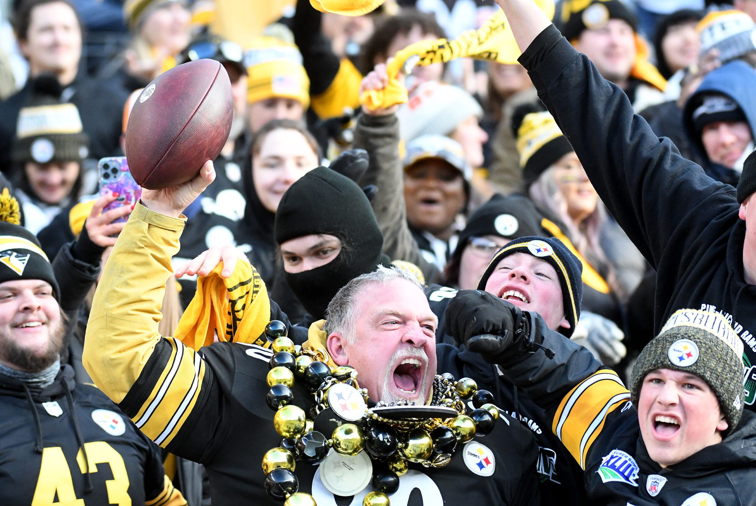 Steelers fans in 2023.