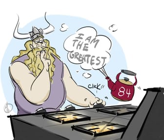 Matt Engstrom Vikings Illustrations Vikings Shhh Randy Moss