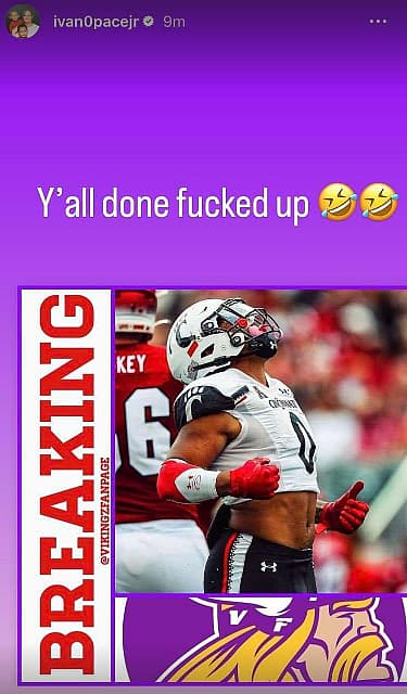 y'all done up ivan pace