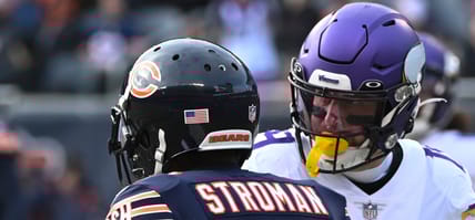 Adam Thielen, Vikings WR, at the Chicago Bears in the 2022 season.