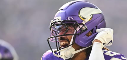 Vikings Kahlef Hailassie in the 2025 preseason.