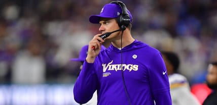 Minnesota Vikings head coach Kevin O'Connell at the Los Angeles Chargers on October 23rd, 2025.