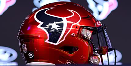 Houston Texans helmet in 2023.