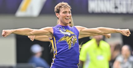Vikings cheerleaders on August 16, 2025, in the preseason