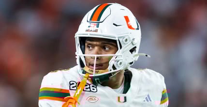 Hurricanes safety Jakobe Thomas against the Hooisers in 2026