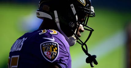 Gus Edwards with the Ravens in 2018 — now the subject of a Vikings prediction.