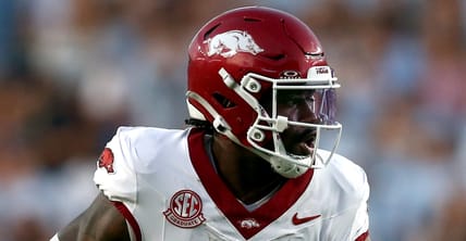 Mike Washington Jr., an Arkansas RB, against Ole Miss