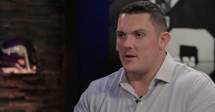 Vikings center Ryan Kelly in March 2025.