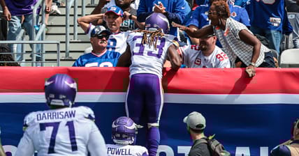 Vikings RB Aaron Jones at the New York Giants in Week 1 of 2024