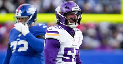 Vikings ILB Eric Wilson in 2025 at the New York Giants