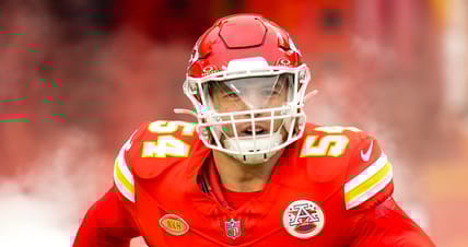 Chiefs Leo Chenal in 2023 in Kansas City