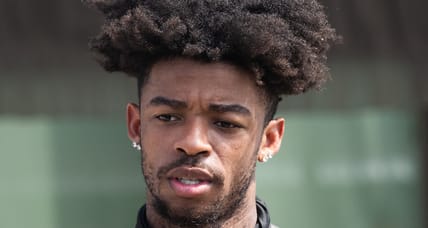 Browns CB Greg Newsome II at training camp in 2025