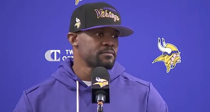 Vikings DC Brian Flores in December 2025