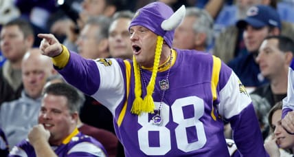 Vikings fan in 2009