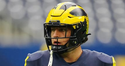 Wolverines TE/FB Max Bredeson in 2024