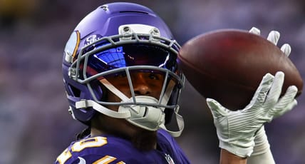 Vikings WR Justin Jefferson against the Lions in 2025